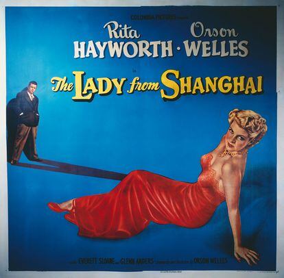 Before divorcing, the couple filmed The Lady from Shanghai. For the movie, Welles forced Hayworth to ditch her red hair and dye it platinum blonde.