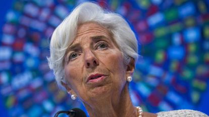 Christine Lagarde, head of the IMF.