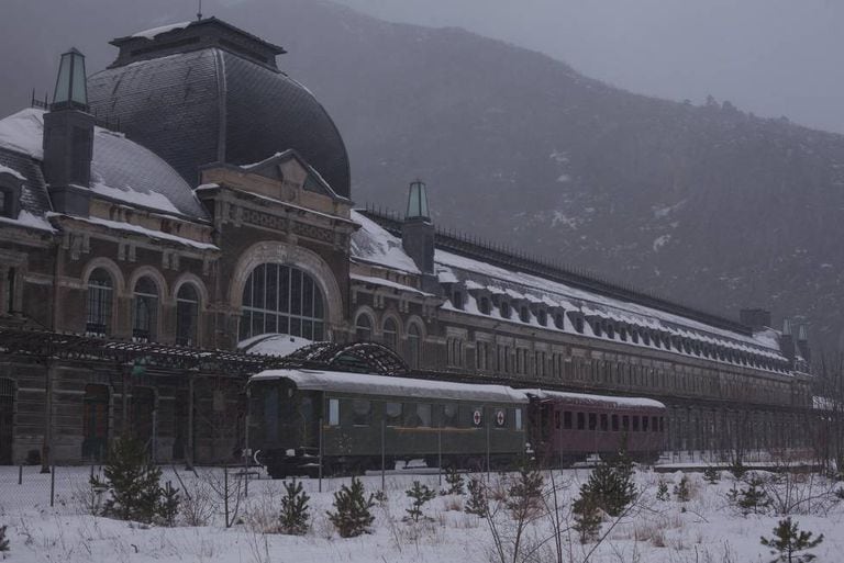 View of Canfranc station.