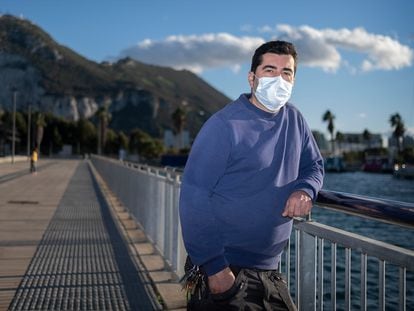 José Antonio Villanueva, a cross-border worker in Gibraltar who will be one of the first Spaniards to be vaccinated against the coronavirus.