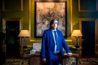Jaime Bayly, at the Wellington Hotel in Madrid, on Thursday, March 23, 2023.
