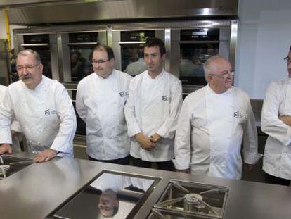 The inauguration of the Basque Culinary Center, in 2011. 