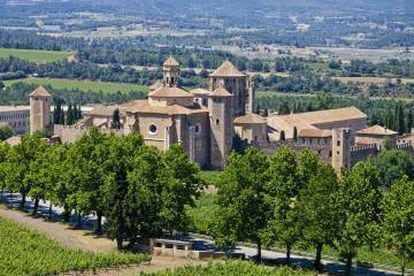 The Poblet monastery, in Tarragona, on the Ruta del Císter.