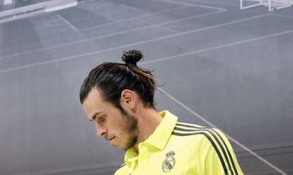 Bale at Wednesday's press conference.