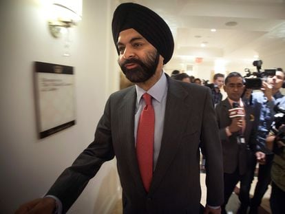 Ajay Banga, in an image from 2014, when he was CEO of Mastercard.