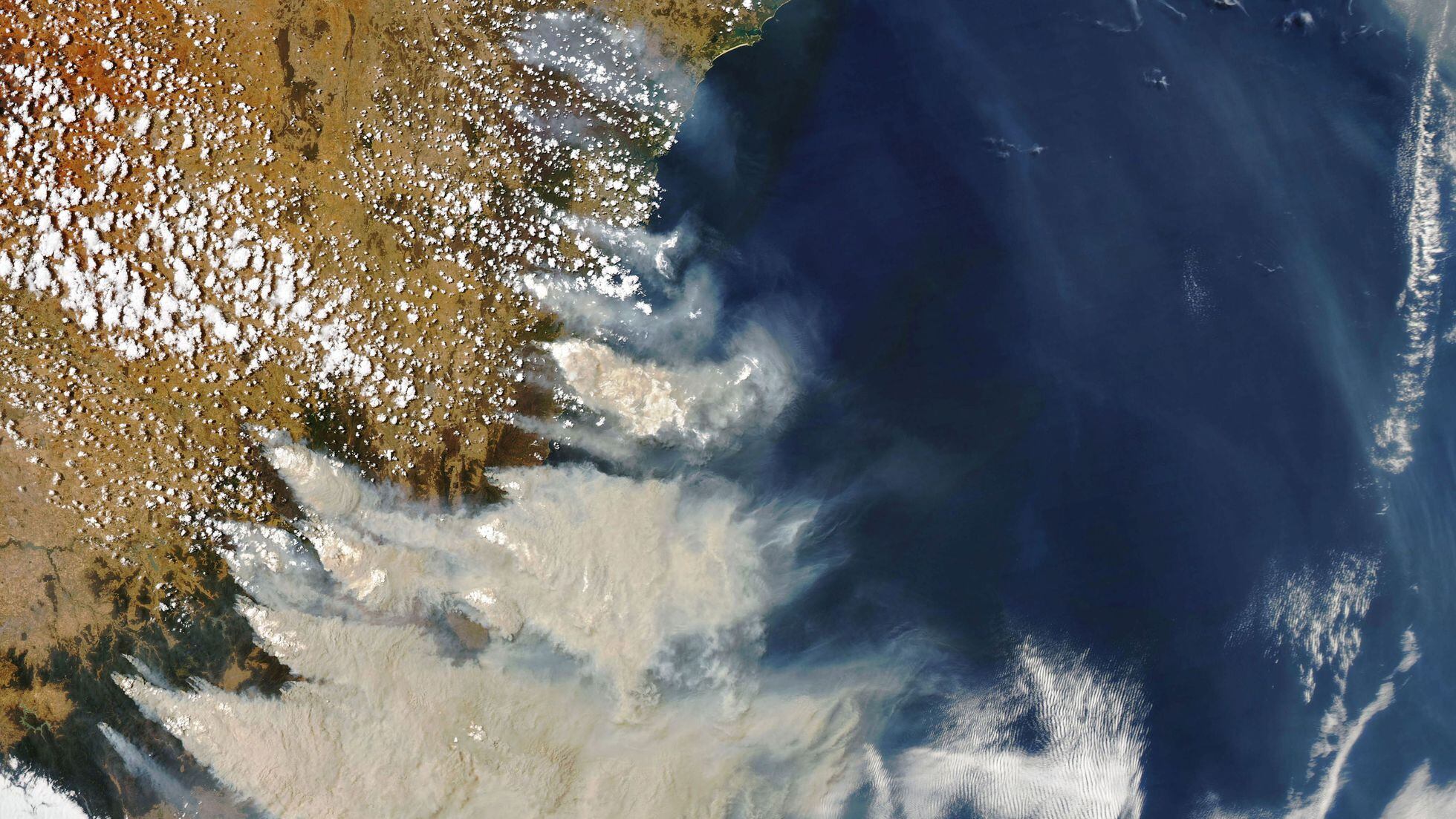 Smoke cloud from Australian summer's bushfires three-times larger