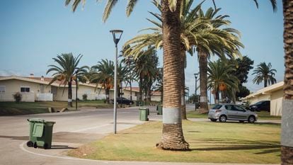 This neighborhood at the Rota naval base is home to US servicemembers.