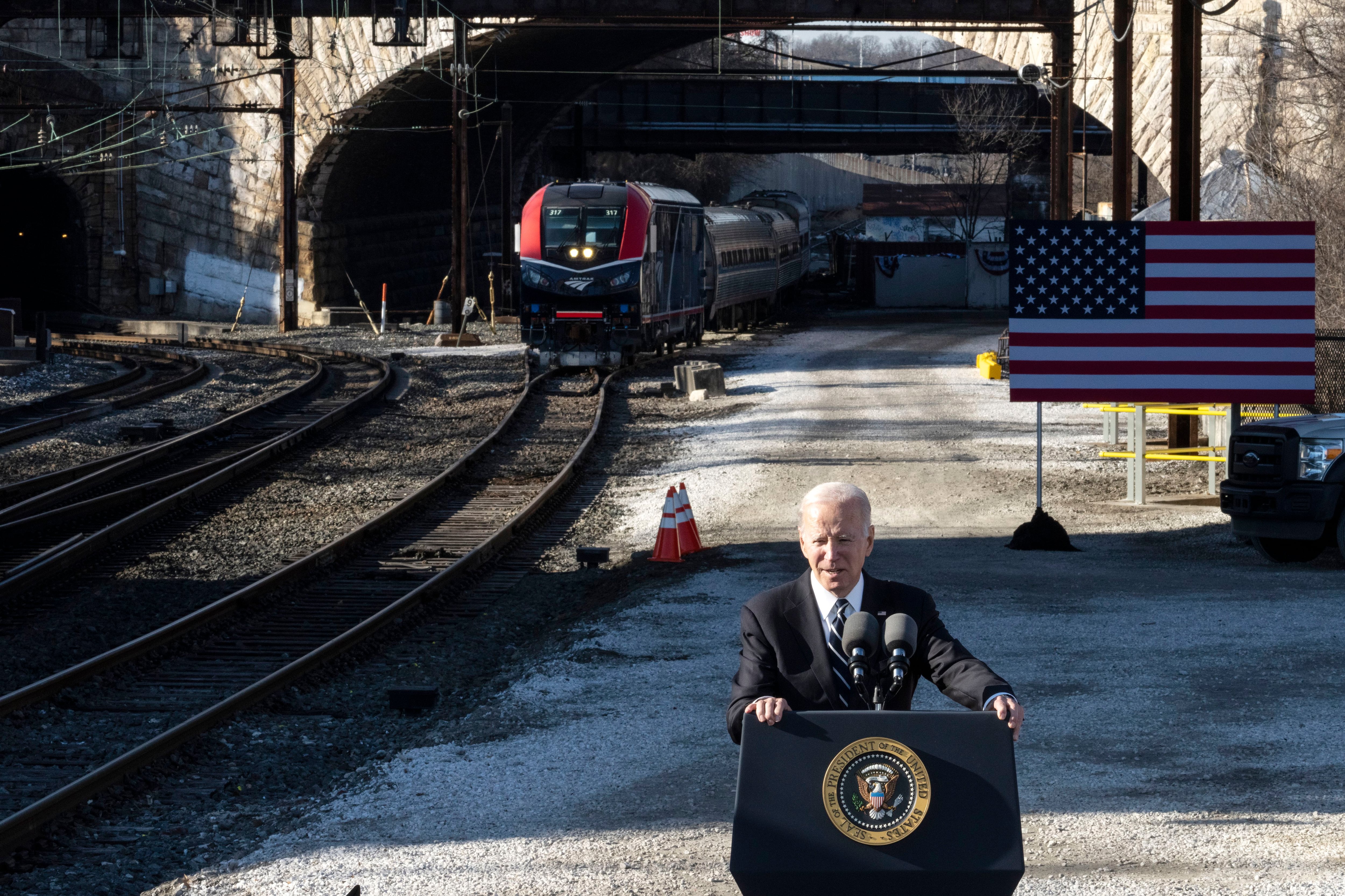 President Joe Biden at an event in Baltimore; January 2023.