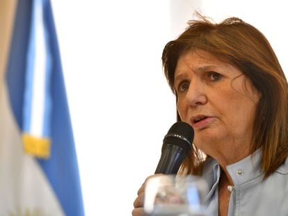 Former Argentina presidential candidate, Patricia Bullrich, in Buenos Aires (Argentina), October, 25,2023.