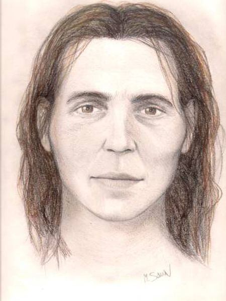 Recreation of Elba's face by Marga Sanín.