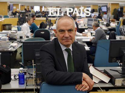Antonio Caño, pictured in the EL PAÍS newsroom.