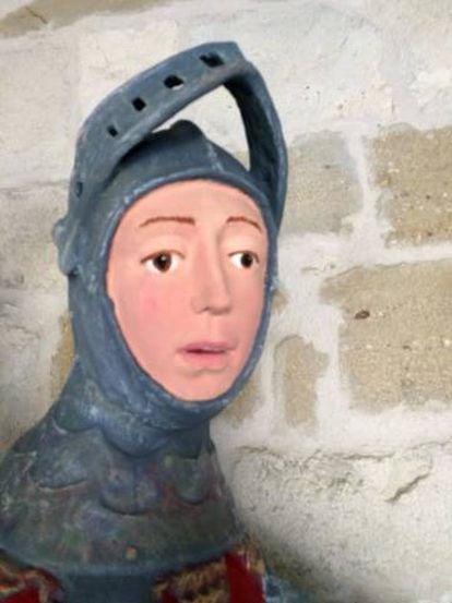 Image of the sculpture supplied by the ACRE restorers association.