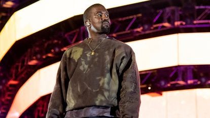 Kanye West at the Coachella festival in April 2019.