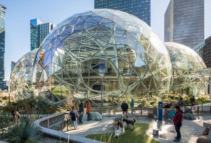 Amazon offices in Seattle (Washington).
