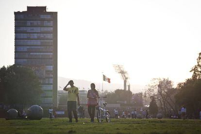 The UNAM campus in Mexico City.