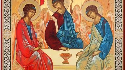 'The Trinity', by Andrei Rublev.