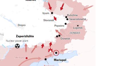 The Ukraine war as of April 21: Russia advances slowly in Donetsk and Luhansk