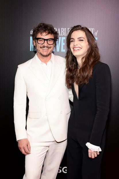 Pedro Pascal and his sister Lux Pascal, a Chilean LGTBQI rights activist, in New York in 2022. 