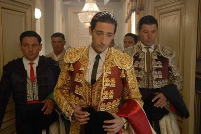 Adrien Brody as Manolete in a scene from the movie, which has already been released outside Spain.
