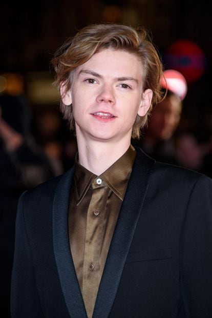 Thomas Brodie-Sangster at the premiere of a 'Maze Runner' film in London on June 22, 2018.