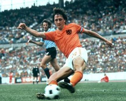 Cruyff in his heyday at Ajax.