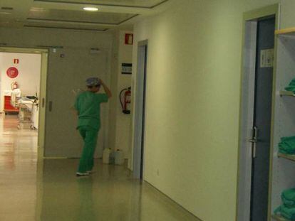 The surgery area at Can Misses Hospital in Ibiza.