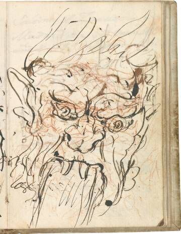 ‘Mascarón de Fuente’ in Goya’s ‘Italian Sketchbook.’