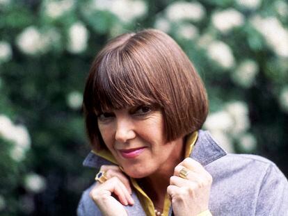 Mary Quant, British fashion designer, is shown in 1970.