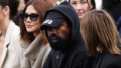 Kanye West at Paris fashion week.