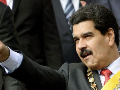 Venezuelan President Nicolás Maduro during an event on Tuesday.