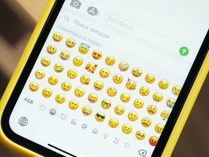 Emojis seen on an iPhone.