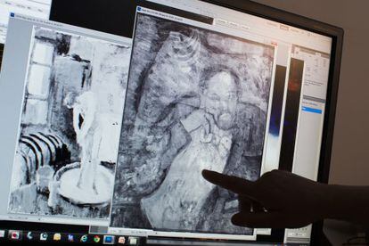 The mystery man beneath Pablo Picasso's ‘The Blue Room.’