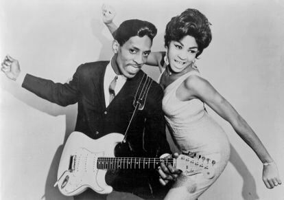 Husband-and-wife R&B duo Ike & Tina Turner pose for a portrait in circa 1961.