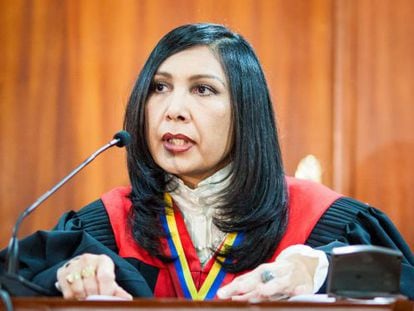 Venezuelan Supreme Court Chief Justice Gladys Gutiérrez.