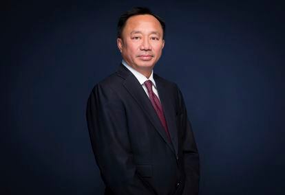 In this image provided by Fox Corp., Viet Dinh, the chief legal officer at the company, poses for a photo.