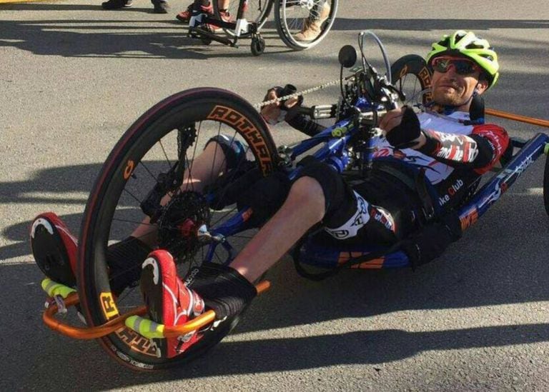 José Ángel Aceitón, Spain’s adaptive cycling champion.