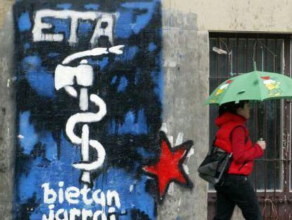 Begoña Rodríguez shared an image on Facebook that carried the ETA logo.