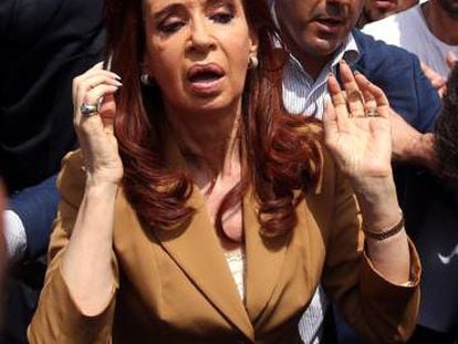Cristina Fernández de Kirchner in a photo from October.