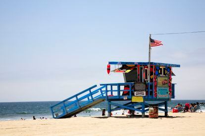 Beach lifeguard station