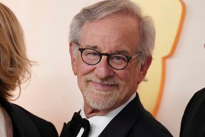 Steven Spielberg arrives at the Oscars this Sunday, March 12. Spielberg is nominated for best director for the film 'The Fabelmans'.