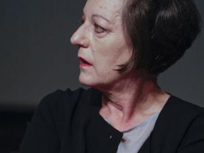 Author Herta Müller at the CCCB.