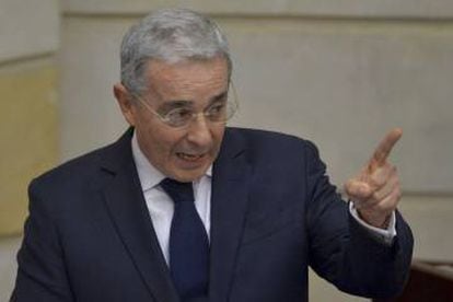 Former president Alvaro Uribe is the leading opponent of the peace deal with FARC.