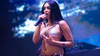 Lourdes Leon – also known as Lola Leon – performs during a music festival in Madrid, on September 23, 2023.