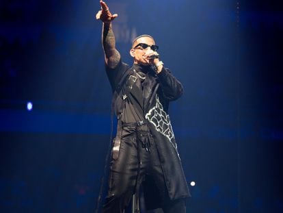 Daddy Yankee performs in concert in San Juan, Puerto Rico, on November 2023.