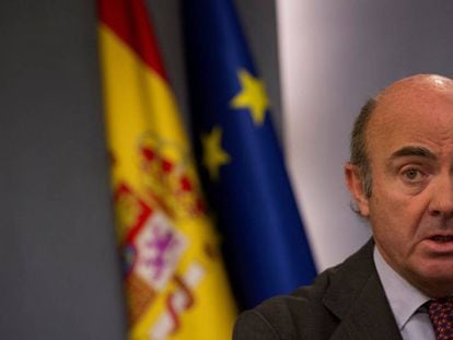 Spain’s Economy Minister Luis de Guindos.