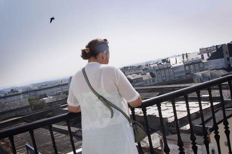 “Aisha,” an Algerian woman who says her child was taken from her by hospital staff.