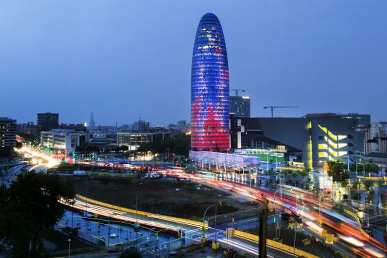 The former headquarters of Aguas de Barcelona, whose majority shareholder Suez has moved its tax residency to Madrid.