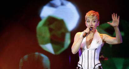 Ana Torroja, in concert two years ago in Madrid.