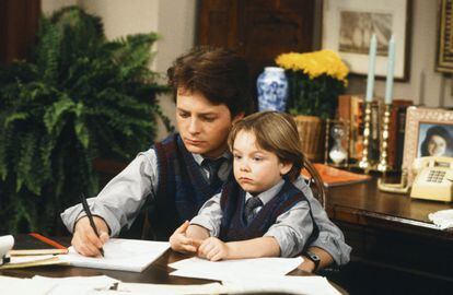 Michael J. Fox as Alex P. Keaton in 'Family Ties'