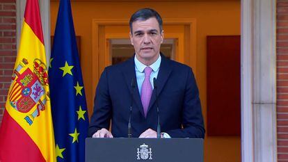 Spanish Prime Minister Pedro Sánchez on Monday.